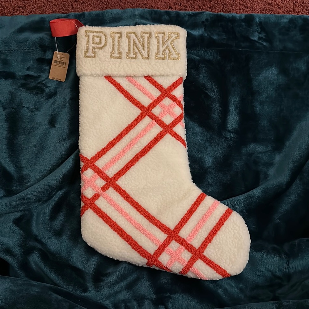 PINK Holiday Stocking